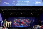 2024 UEC Road European Championships - Limburg - Flanders - Women Elite Road Race 162,0 km - 14/09/2024 - Lorena Wiebes (Netherlands) - Elisa Balsamo (Italy) - Daria Pikulik (Poland) - photo Luca Bettini/SprintCyclingAgency?2024